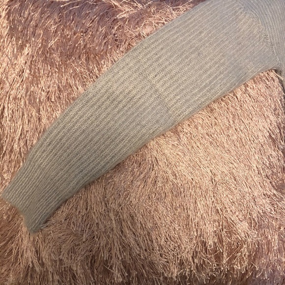 Bebe grey cropped knit sweater - Picture 6 of 8
